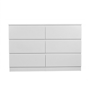 Maliang 15.7" D x 47.2" W x 30.9" 6 Drawer Dresser with Spacious Countertop, Storage Cabinet for Bedroom - 1 of 4