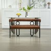 MAYEERTY Modern Loveseat - Chenille 2-Seater Sofa with Metal Legs - Living Room/Office (Beige Chenille) - 2 of 4