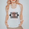 Simply Sage Market Women's Cardio Is Hardio Weight Racerback Tank - 2 of 4
