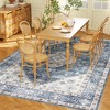 HOMCOM Area Rug, Vintage Machine Washable Rug, Non-Slip Floor Carpet for Living Room, Bedroom, Dining Room, Home Office - 4 of 4