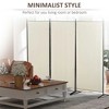 Resenkos 6' 3-Panel Room Divider - Indoor Privacy Screen for Home, - 3 of 4