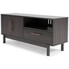 59" Brymont TV Stand for TVs up to 63" Black/Gray - Signature Design by Ashley: Mid-Century Entertainment Center with Storage - 4 of 4