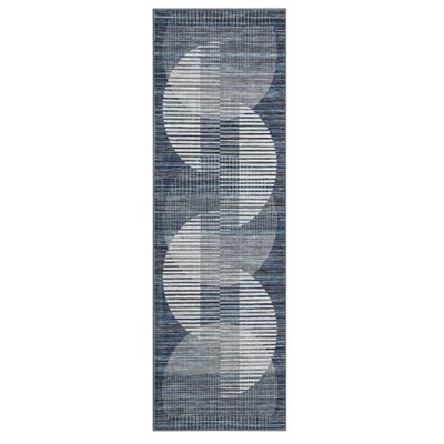Machine Washable Area Rugs Modern Abstract Indoor Mat Non Shedding Neutral Throw Rugs Foldable Geometric Strip Thin Floor Cover for Living Room