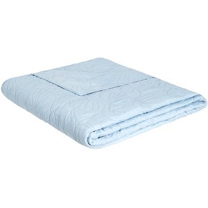 The Lakeside Collection Quilted Shell Bedspread Ensembles - King Blue - 1 of 1