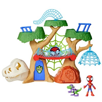 Spidey and His Amazing Friends Marvel Spider-Man Dino Webs Treehouse