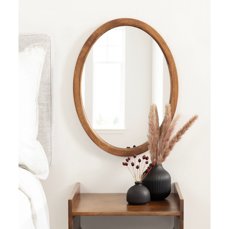 Kate & Laurel All Things Decor 18"x24" Hogan Oval Framed Wall Mirror , 5 of 8