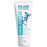 Blue Lizard Sheer Body Mineral Sunscreen Lotion - SPF 50 - 3oz
