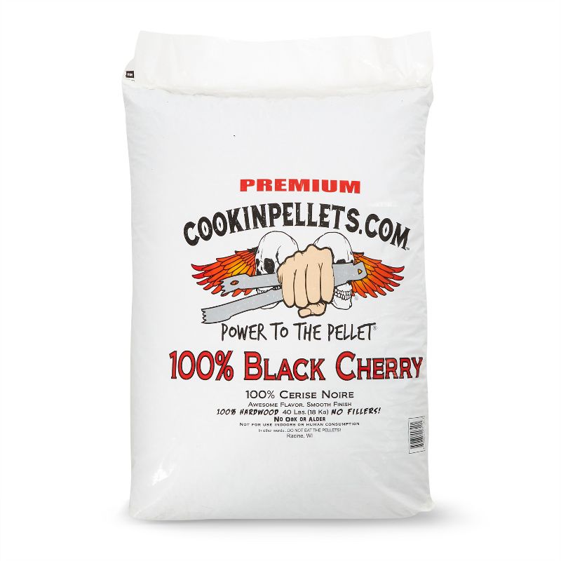CookinPellets Perfect Mix Hickory, Cherry, Hard Maple, Apple Wood Pellets Bundle with Black Cherry Smoker Smoking Hardwood Wood Pellets, 40 Lb Bags, 4 of 7