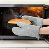 REGALWOVEN Soft Oven Mitts, Heat-Resistant Cooking Gloves, Thick Cotton Lining, Gripping for Baking, Grilling, 2Pcs Kitchen Mitts - 4 of 4