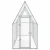 vidaXL Chicken Cage Silver Galvanized steel 157.5 x 39.4 x 74.8 in - 4 of 4