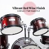 StarQuest Junior 5-Piece Drum Set, Metallic Red Finish with Bass, Snare, 2x Toms, Floor tom, High Hats and Crash Cymbal, Perfect for Young Drummers - 3 of 4