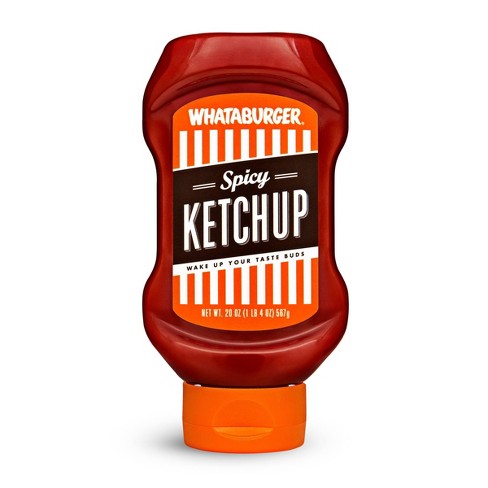 Whataburger Spicy Ketchup, 20 oz Squeeze Bottle 