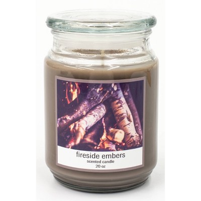  20oz Glass Jar Fireside Embers Candle 