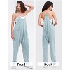 EXLURA Womens Casual Summer Jumpsuits Denim Trendy Fashion Overalls with Pockets - 2 of 4