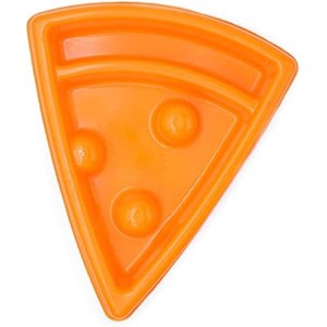 ZippyPaws - Happy Bowl - Slow Feeder Dog Bowl - Up to 10x Slower Eating - Dishwasher Safe, Non Slip - Pizza - 1 of 1