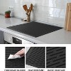 LunaLulinlk Dish Drying Mats Silicone Stove Mat for Glass Top Stove Dish Drying Mats for Kitchen (Black, 30 x 21) - 4 of 4