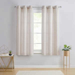 VCNY Home Hannah Grid Waffle Light Filtering Panel Pair - 1 of 4