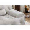 NicBex Couches for Living Room 53" Cloud Couch Large Single Sofa Chair Modern Lounge Chair Upholstered 1 Seater Sofa Couch with 1 Throw Pillow - 2 of 4