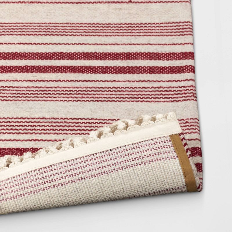 2&#39;x3&#39; Pet Tapestry with Fringes Woven Indoor/Outdoor Rug Red/Ivory - Threshold&#8482;, 5 of 11