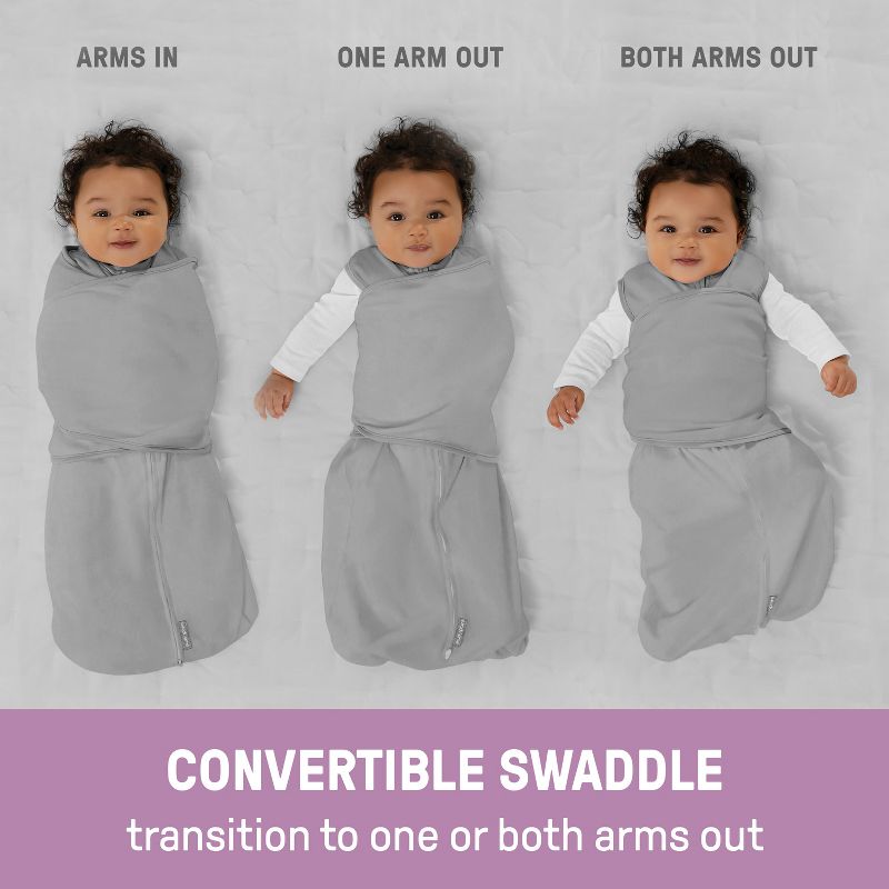  SwaddleMe by Ingenuity Arms Free Convertible Swaddle, 4 of 8