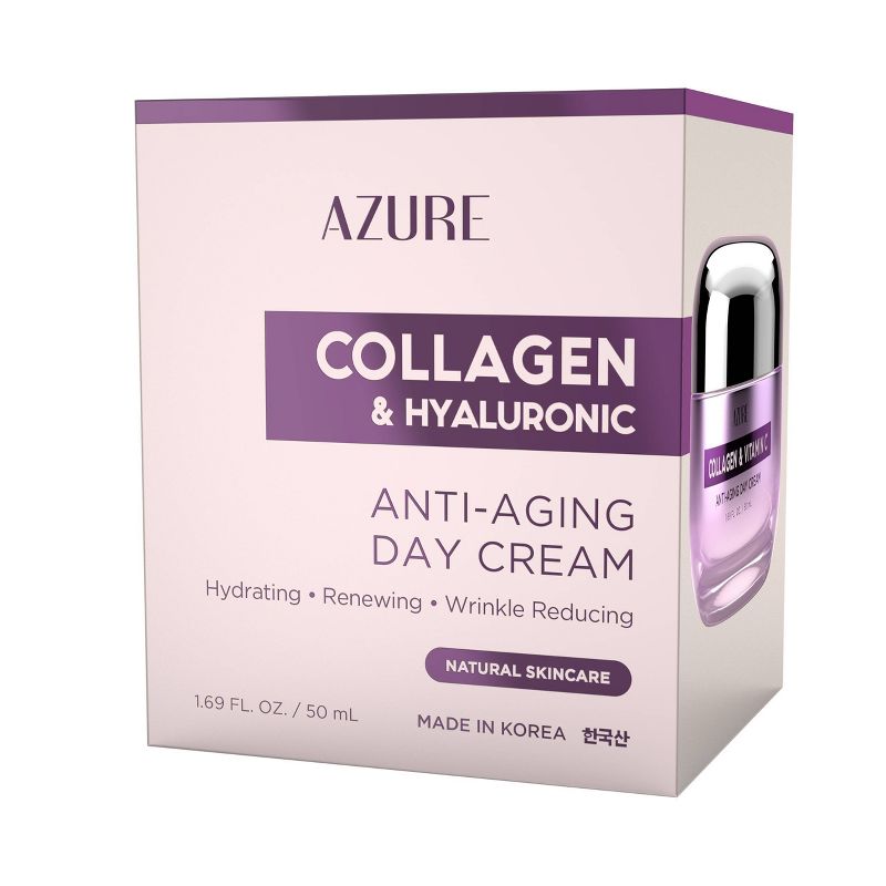 Azure Skincare Collagen and Hyaluronic Anti-Aging Day Cream - 1.69 fl oz, 3 of 5