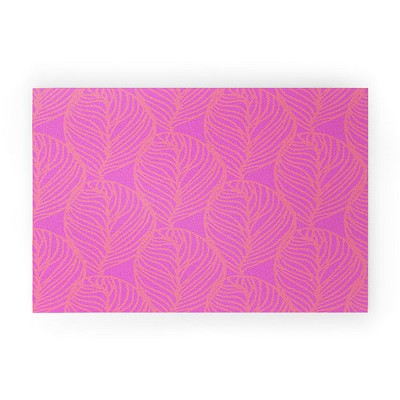 Sunshinecanteen Petaluma Dayglo Small Looped Vinyl Welcome Mat - Society6