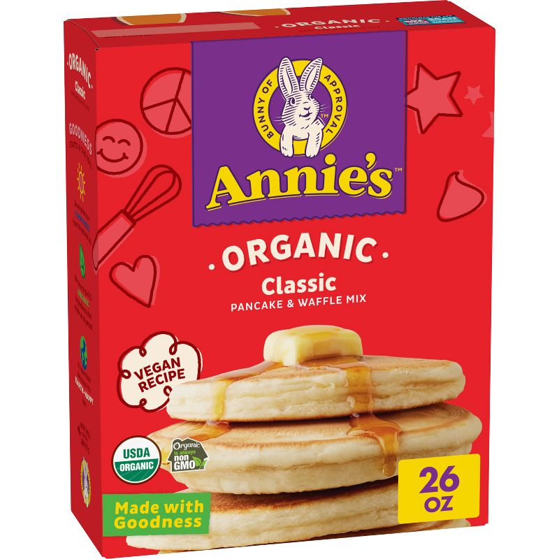 Annie's Organic Pancake & Waffle Mix - 26oz, 1 of 12
