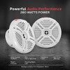 7.7" Component Marine Speakers for Boat Audio with Durable Design, Waterproof + Clear Sound - 3 of 4