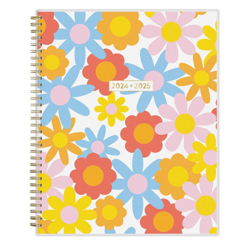 Color Me Courtney for Blue Sky 2024-25 Weekly/Monthly Planner Notes 11&#34;x8.5&#34; Frosted PP Daisy Burst, 1 of 14