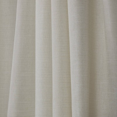 Linen Light Filtering Faux Linen Slub Curtain Panel Pair