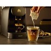 L’OR Barista System Coffee and Espresso Machine with Milk Frother Two  Double Walled Coffee Glasses and 20 Capsules