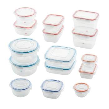 LocknLock Easy Essentials Color Mates Assorted Food Storage Container Set - 30pc