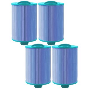 Hurricane 4 Pack HF6H940-01M Elite Aseptic Pool and Spa Filter Cartridge Replacement for PWW50P3-M, Unicel 6CH-940RA, Filbur FC-0395M, Blue - 1 of 4