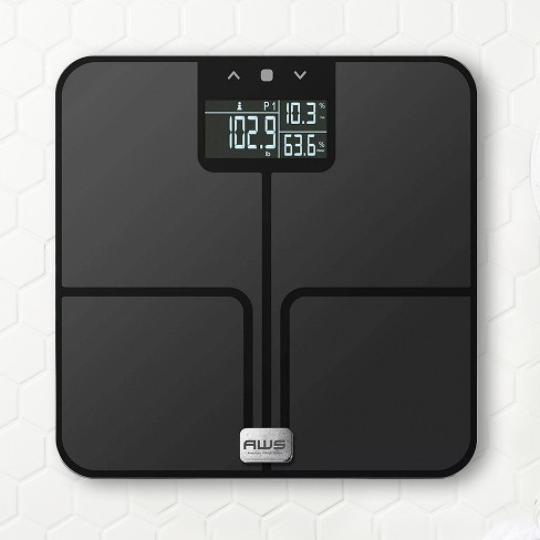 American Weigh Scales Achiever Series High Precision Digital Body Mass  Index Bathroom Body Weight Scale 400lb Capacity : Target