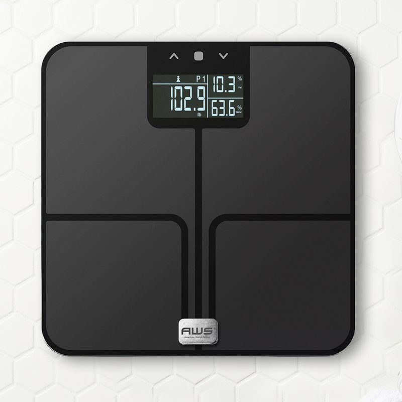American Weigh Scales Achiever Series High Precision Digital Body Mass Index Bathroom Body Weight  Scale 400LB Capacity, 1 of 6