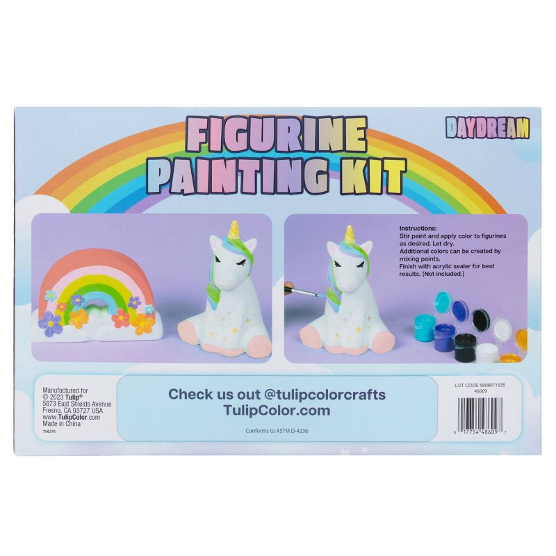 Tulip Color Daydream Ceramic Painting Kit Unicorn Rainbow Craft Supplies, 5 of 9
