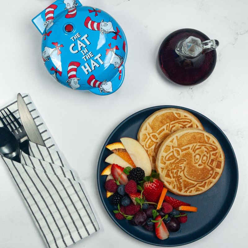 Uncanny Brands Cat In the Hat Mini Waffle Maker, 1 of 5