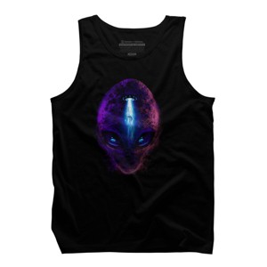 Men's Design By Humans Abduction By alnavasord Tank Top - 1 of 2