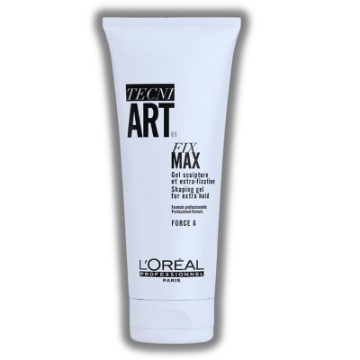 L'oreal Tecni Art FIX MAX Shaping Gel Force 6 (6.8 oz) Loreal Extra Hold Hair Gel