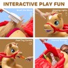 12V Ride-On Horse Toy with Sound, Lights & Accessories, Brown - 4 of 4