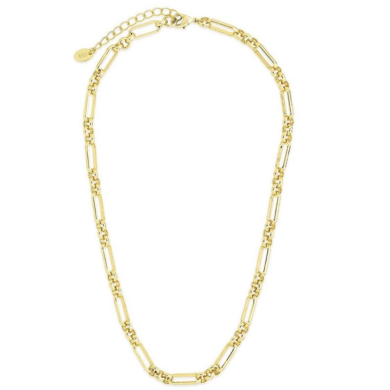 SHINE by Sterling Forever Large Oval Link Chain Necklace, 1 of 6