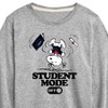 Boys' - Peanuts - Snoopy Flipping Student Mode Off Long Sleeve Graphic T-Shirt - 2 of 4