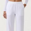 Anna-Kaci Active Women's High Waist Wide Leg Sweatpants with Drawstring Waistband - 4 of 4