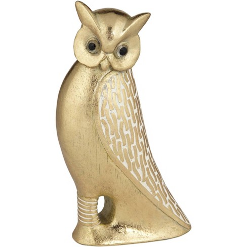 Studio 55d Gold Owl 8 1/4" High Decorative Table Statue Target
