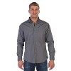 Gioberti Men's 100% Cotton Twill Oxford Shirt with Contrast - 2 of 3