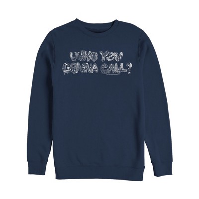 Men's Ghostbusters Who You Gonna Call Collage Sweatshirt