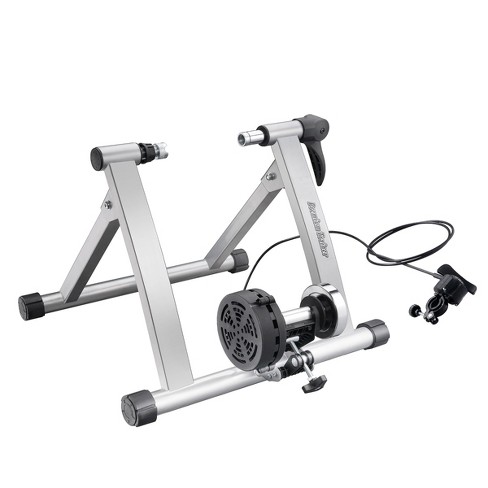 Leisure Sports Indoor Professional Bicycle Trainer Stand Silver Target