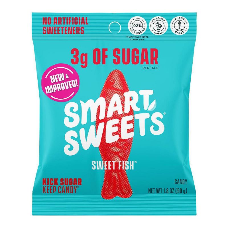 SmartSweets Sweet Fish Soft and Chewy Candy - 1.8oz, 1 of 13