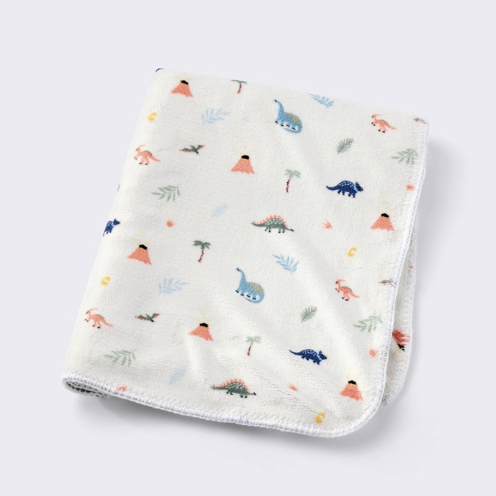 Photos - Children's Bed Linen Plush Baby Blanket - Dinos - Cloud Island™