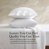 4 Pieces Queen Sateen Sheet Set,White - 3 of 4